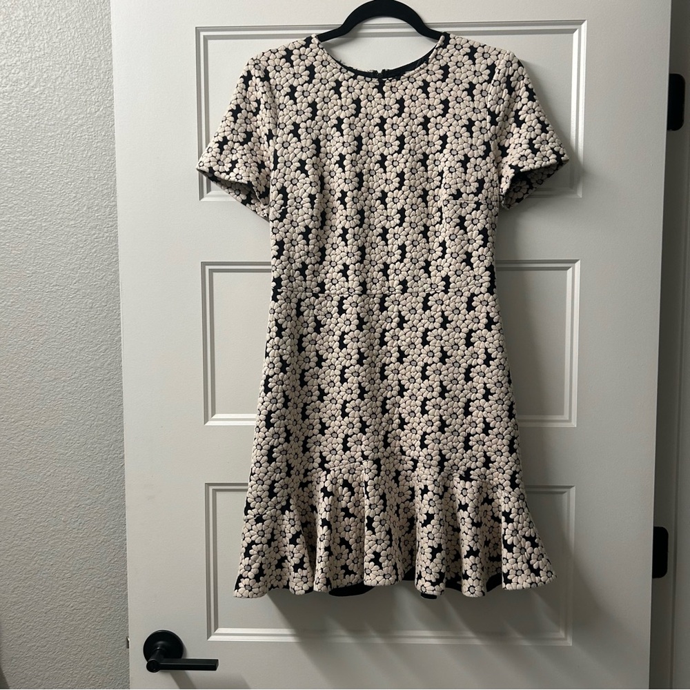 Trina Turk floral drop waist mini dress